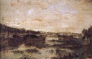 Berthe Morisot Bridge oil painting on canvas